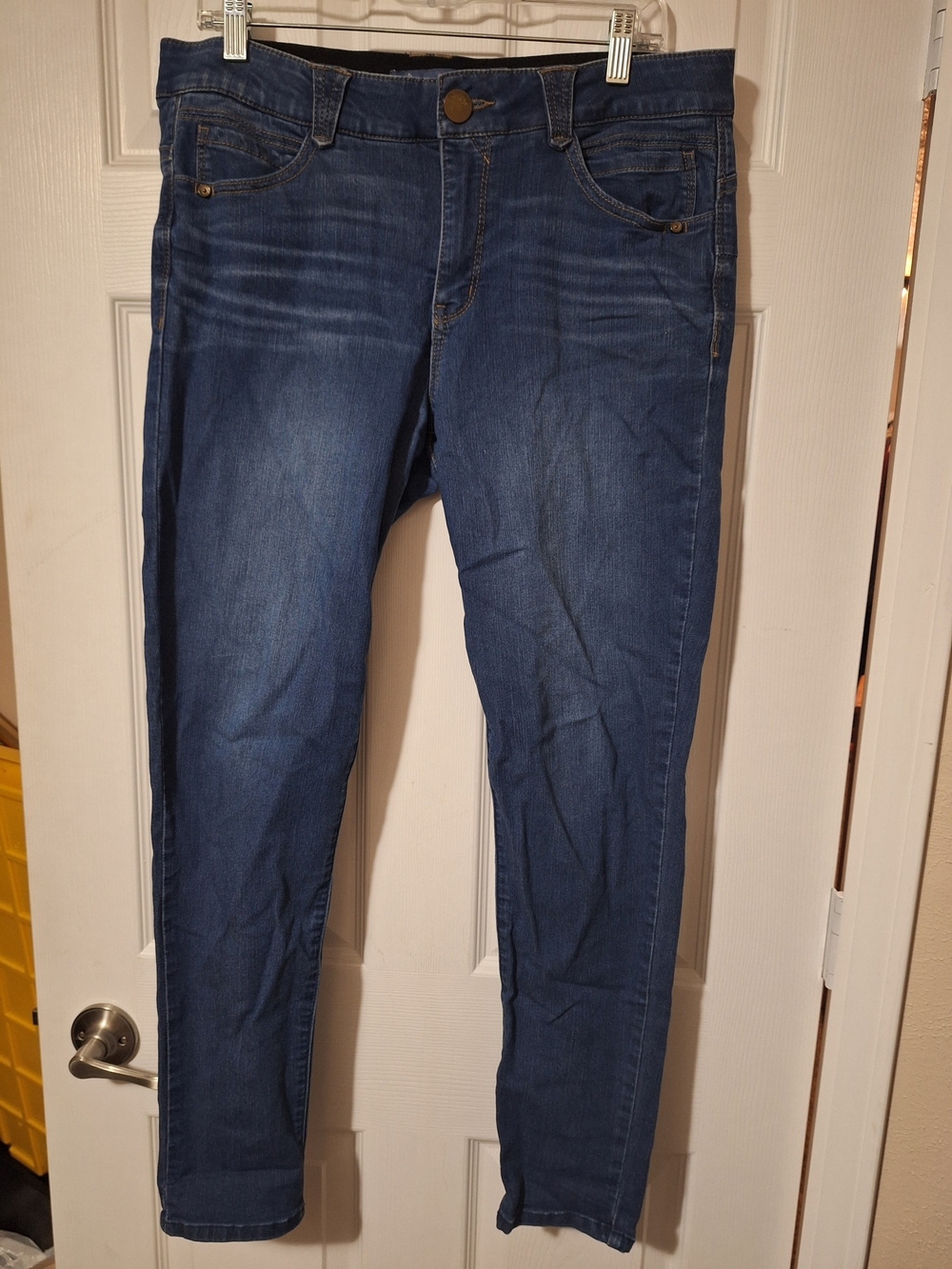 Democracy "Ab"solution Women's Skinny Jeans - Dark Blue Wash Size 14
